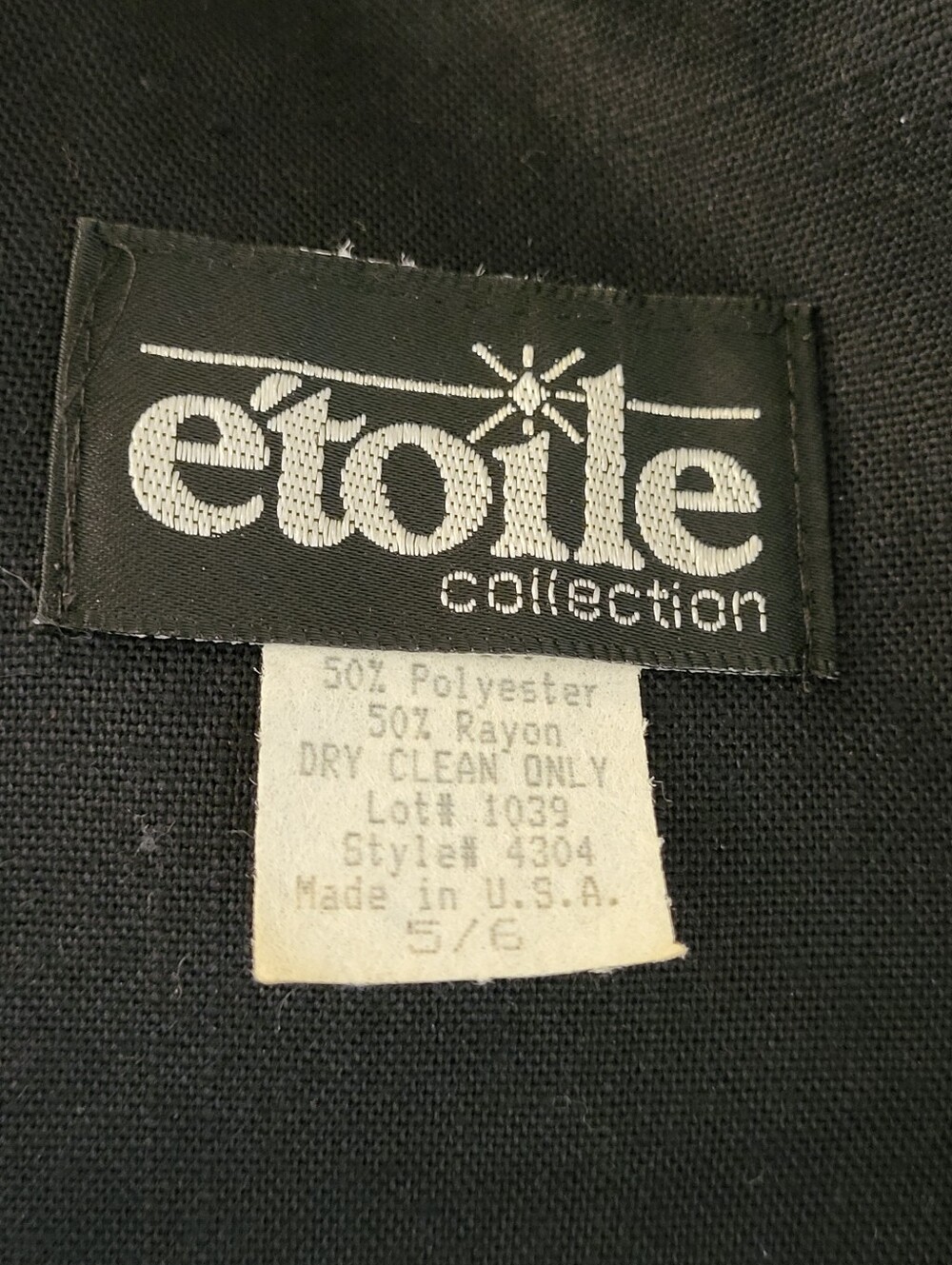 Etoile Collection Vintage 80s Black/Pink Colorblock Jacket Size 4 - Picture 2 of 10